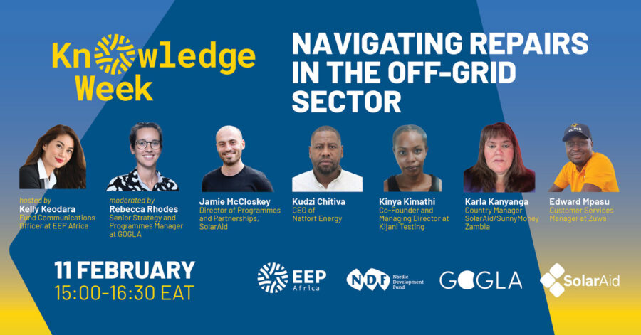 Navigating Repairs in the Off-Grid Sector: Key Learnings from EEP Africa Knowledge Week 2025